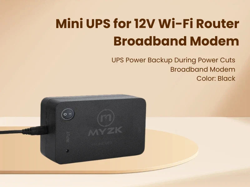 Mini WiFi UPS – Stay Connected Even During Power Cuts