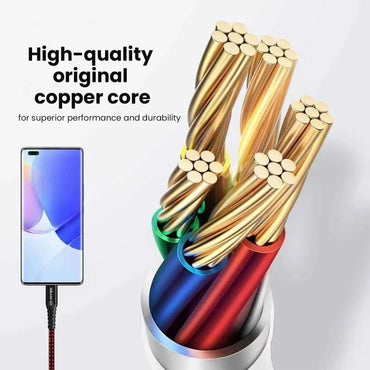 3A USB TO MICRO CHARGING CABLE (BRAIDED)