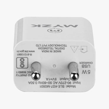 5W 5V/1A SINGLE USB CHARGER