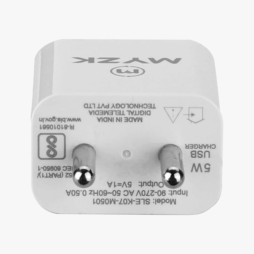 5W 5V/1A SINGLE USB CHARGER