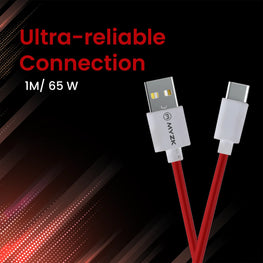 65W USB TO TYPE C FAST CHARGING CABLE