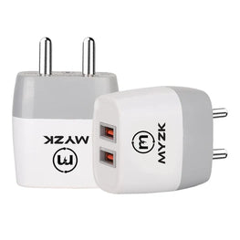 12W 5V/2.4A DUAL USB CHARGER